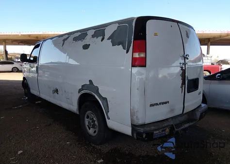 2010 GMC Savana 3500 Work Van from USA, damaged, VIN 1GT2GUBG6A1125893